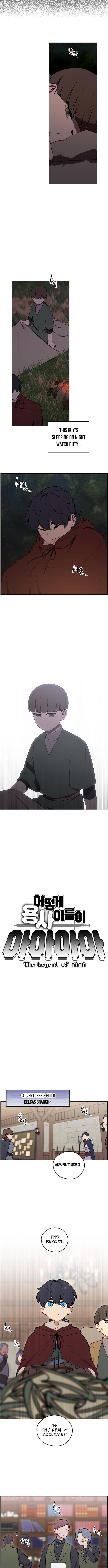 How Is the Hero’s Name Just “Aaaah”? Chapter 09 Page 1