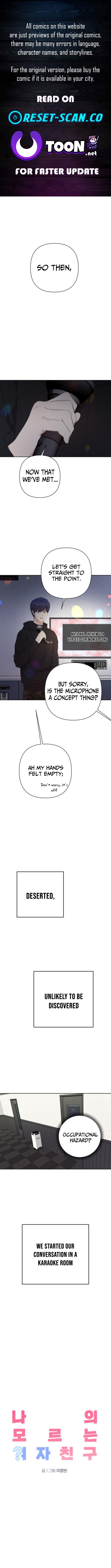 My Unknown Girlfriend Chapter 09 Page 1