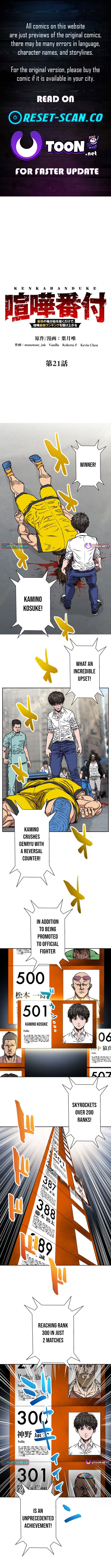 Fight Rankings: The Weakest Me Climbs the Fighting Strongest Rankings Just by Drawing Chapter 21 Page 1