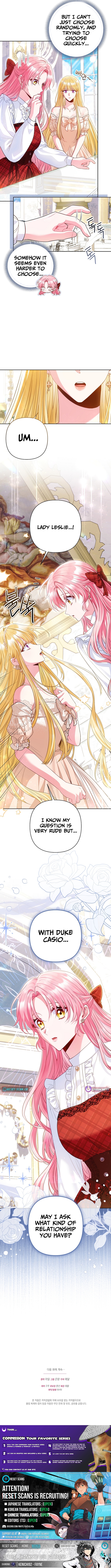 I'm the Villainess But I'm Imprinted with the Male Lead Chapter 23 Page 1
