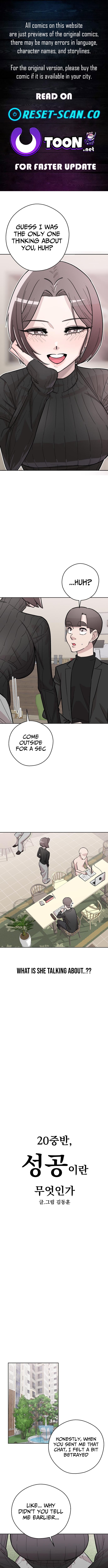 Mid Chapter Twenties, What Is Success? - Chapter 22 Page 1
