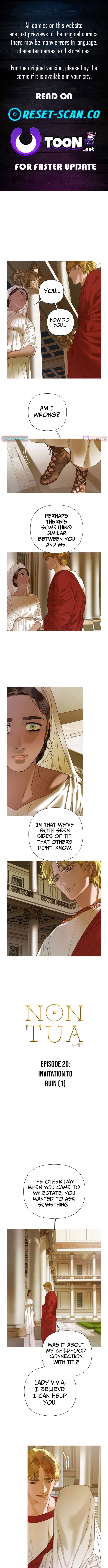 non tua (Not Yours) Chapter 20 Page 1