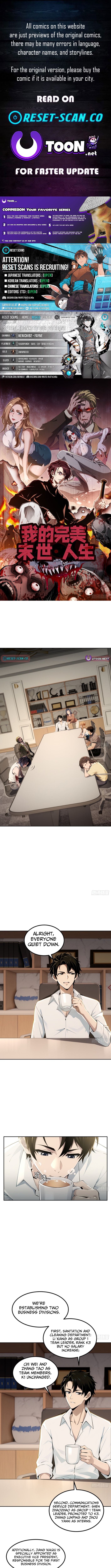 My Perfect Post Chapter Apocalyptic Life - Chapter 16 Page 1