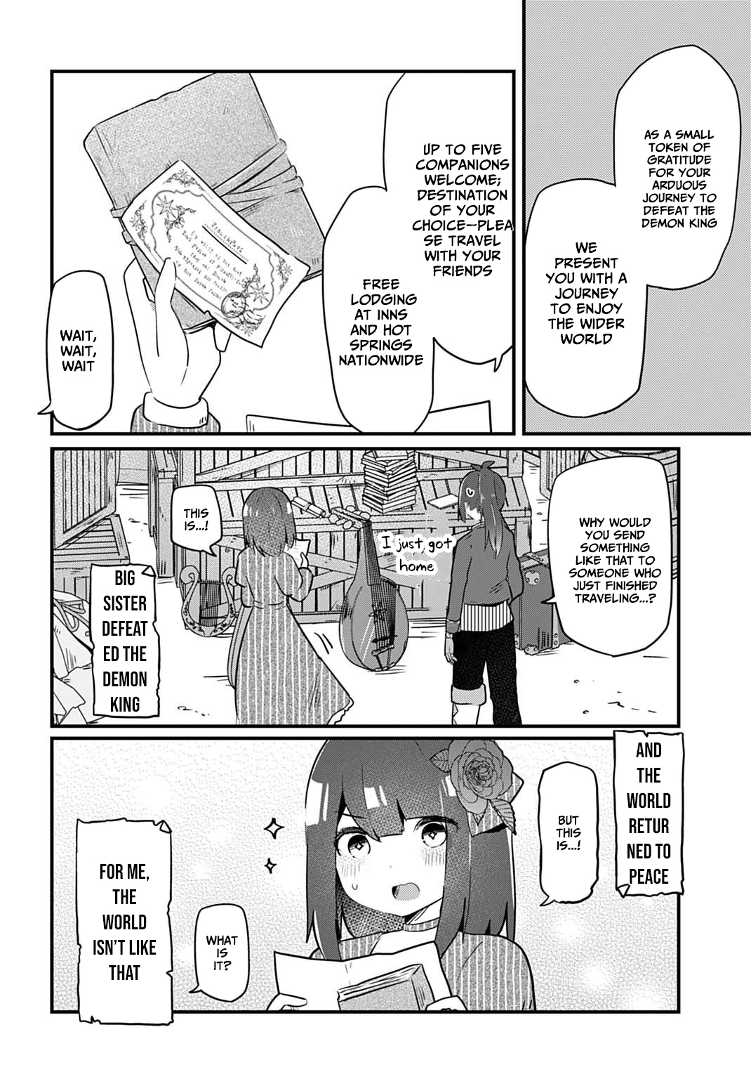 After the Last Battle: The Level 99 Worn Chapter Out Hero Goes on a Journey for Mental Care - Chapter 01 Page 1