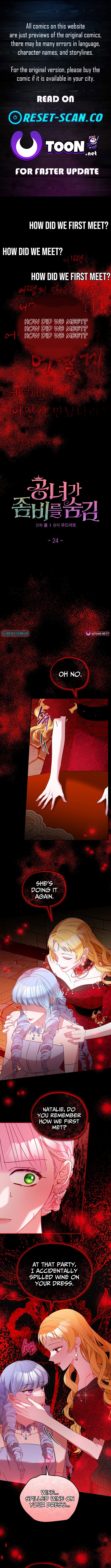 The Princess Hides Zombies Chapter 24 Page 1