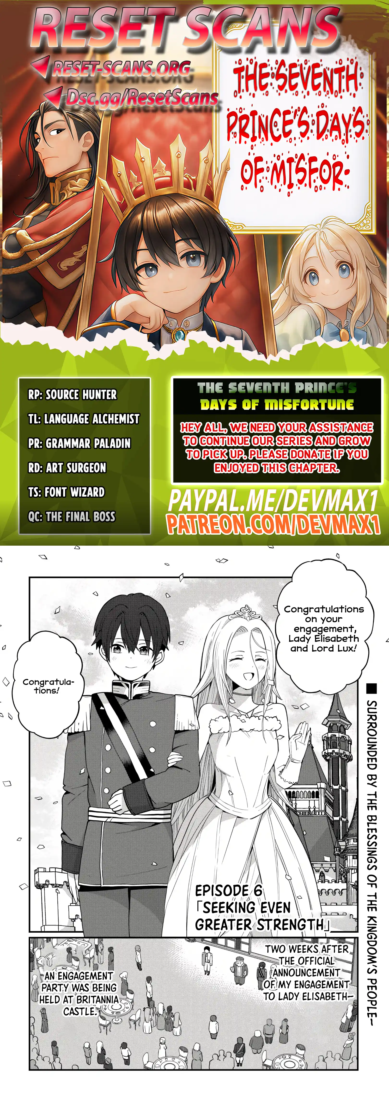 The Seventh Prince’s Days of Misfortune Chapter 06 Page 1