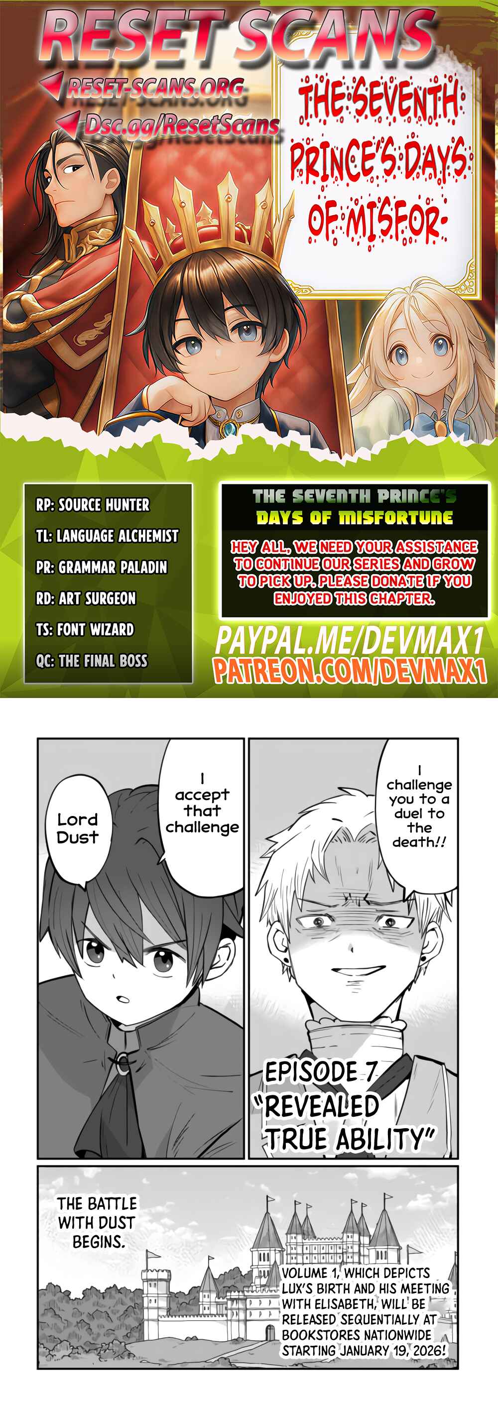 The Seventh Prince’s Days of Misfortune Chapter 07 Page 1