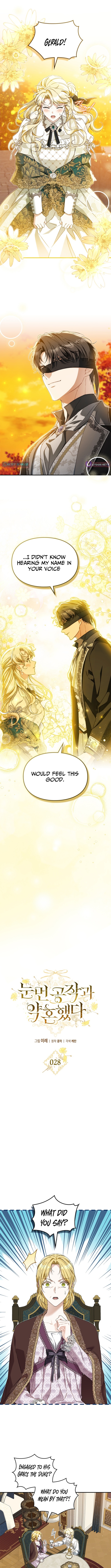 I got engaged to the blind duke Chapter 28 Page 1