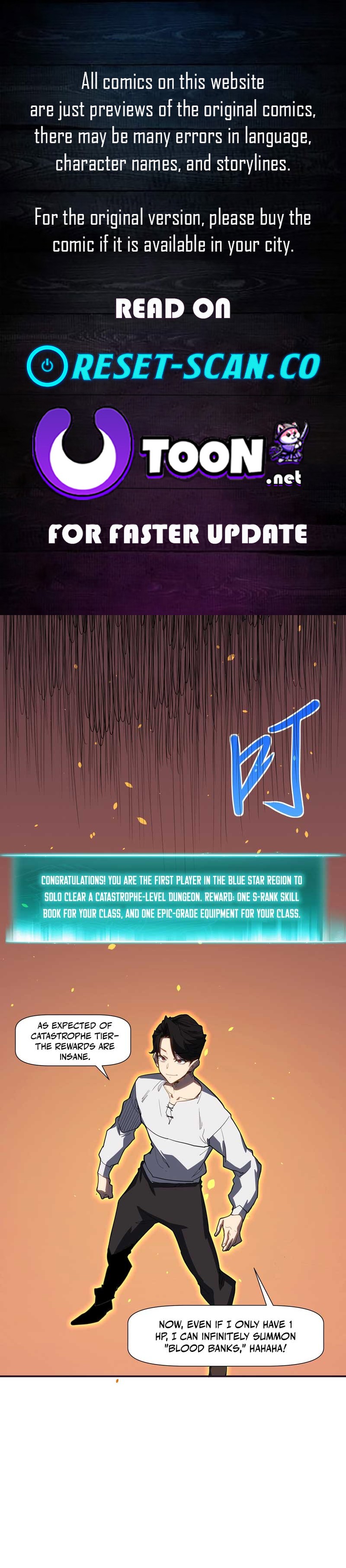 Permanently One HP, Yet I'm Still Invincible Chapter 08 Page 1