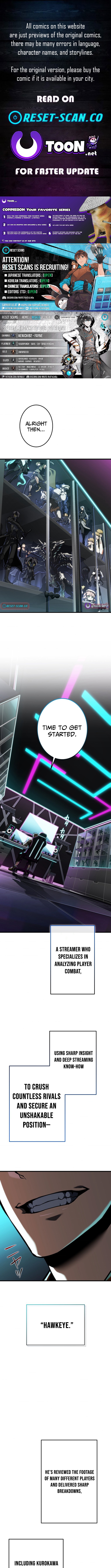Reincarnated Streamer Chapter 12 Page 1