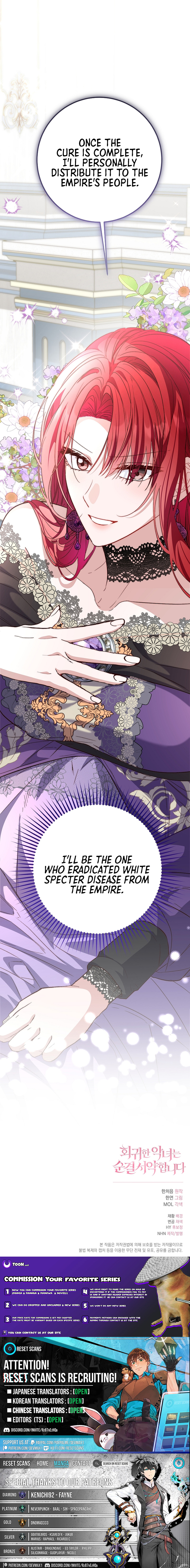 The Regressed Villainess Makes a Vow of Chastity Chapter 25 Page 1