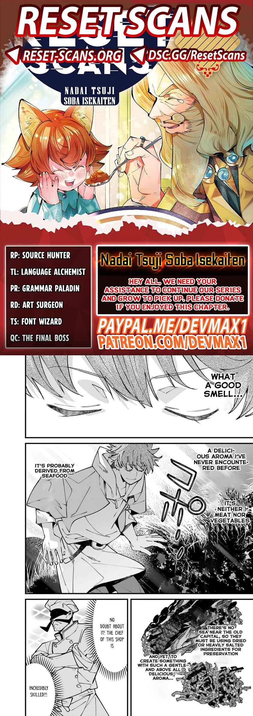 Otherworld Restaurant "Nadai Tsuji Soba" Chapter 09.2 Page 1