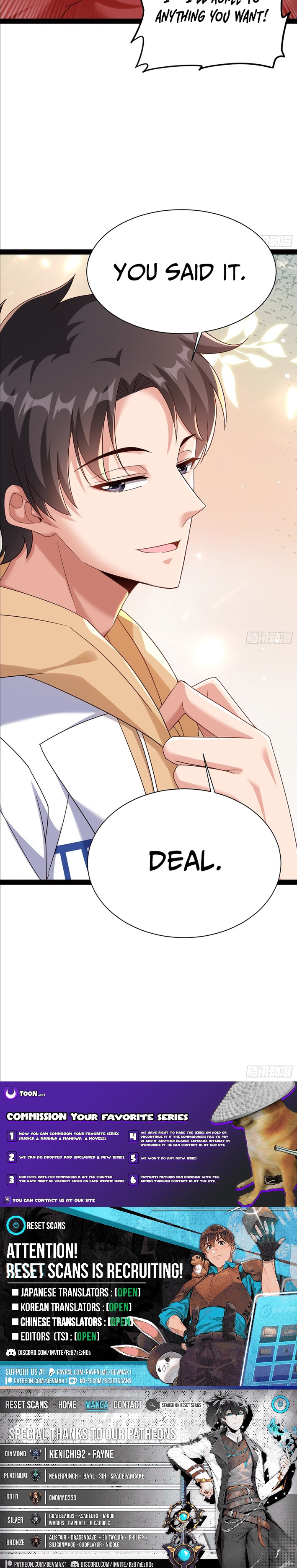 Declining Elite School Recruitment: Showdown—I'm Actually an Immortal Venerable Chapter 01 Page 1