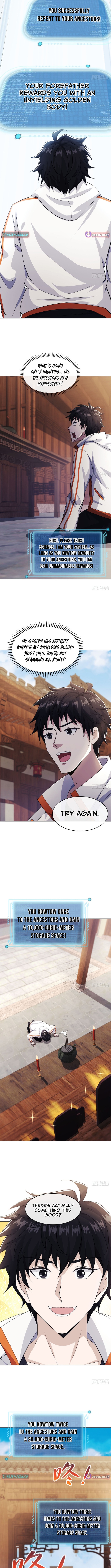 Global Cataclysm: My Ancestors’ Spirit Tablet Awakened at the Start Chapter 01 Page 1