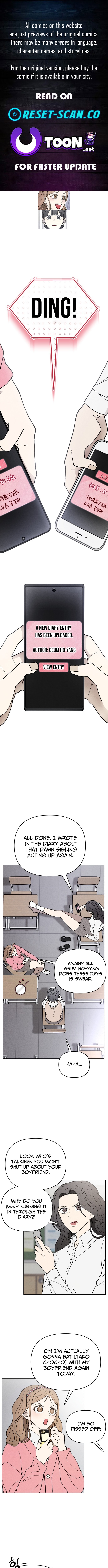 Their Shared Diary Chapter 01 Page 1