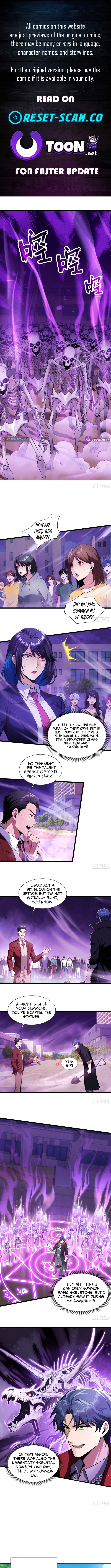 Undead Catastrophe: A Sea of Bones at My Command Chapter 2 Page 1