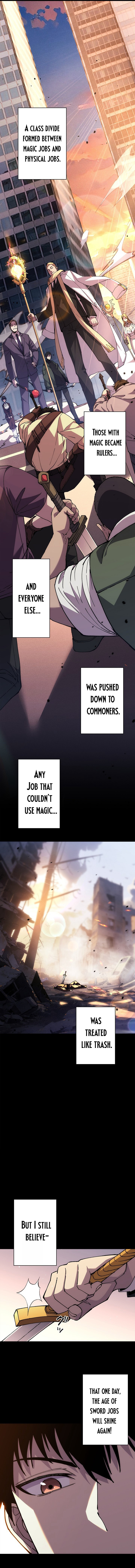 The Strongest Swordsman Rising from a Bottom Chapter Tier Job - Chapter 1 Page 1