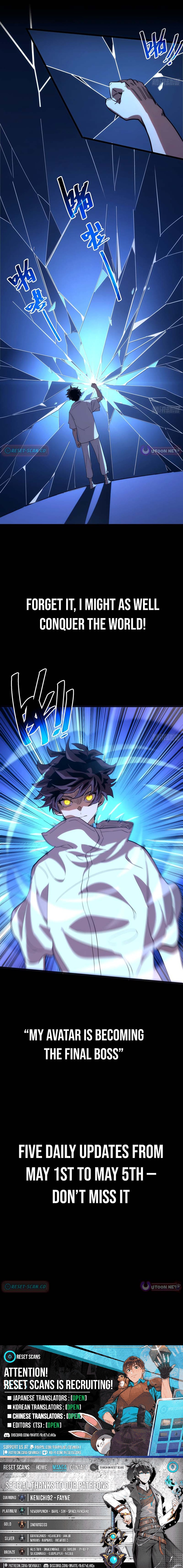 My Avatar Is Becoming the Final Boss Chapter 7 Page 1