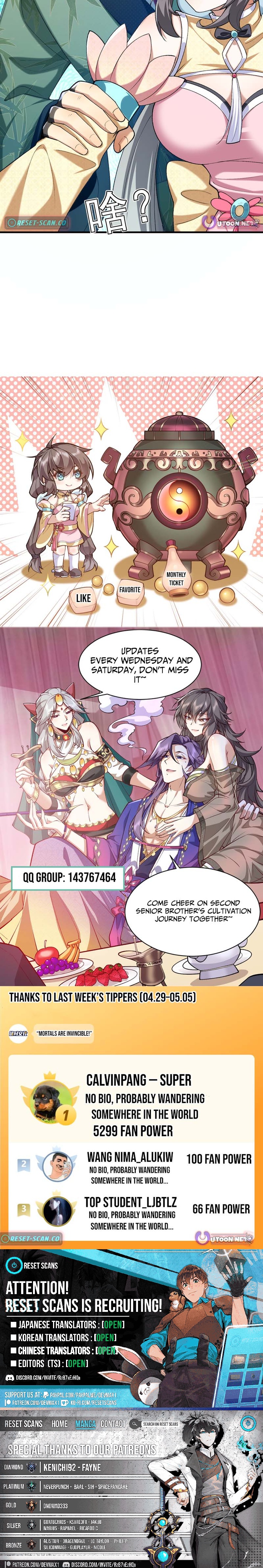 My Second Senior Brother Is a Mortal But Strong Chapter 40 Page 1