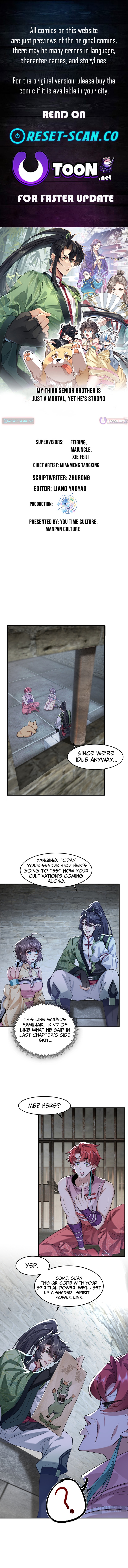 My Second Senior Brother Is a Mortal But Strong Chapter 85 Page 1