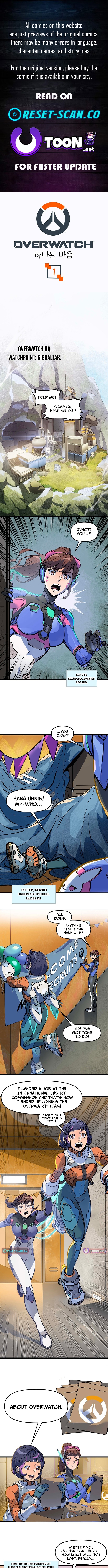 Overwatch: One Unified Heart Chapter 1 Page 1