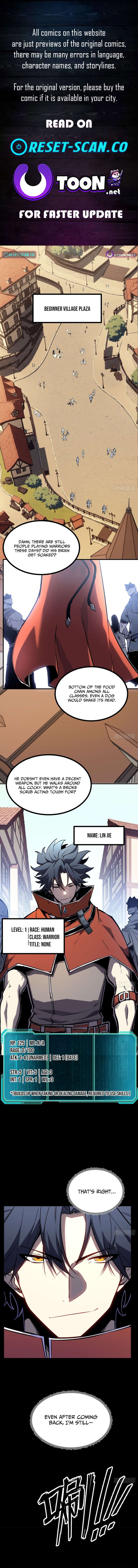 Rebirth of the Ultimate War God Chapter 2 Page 1
