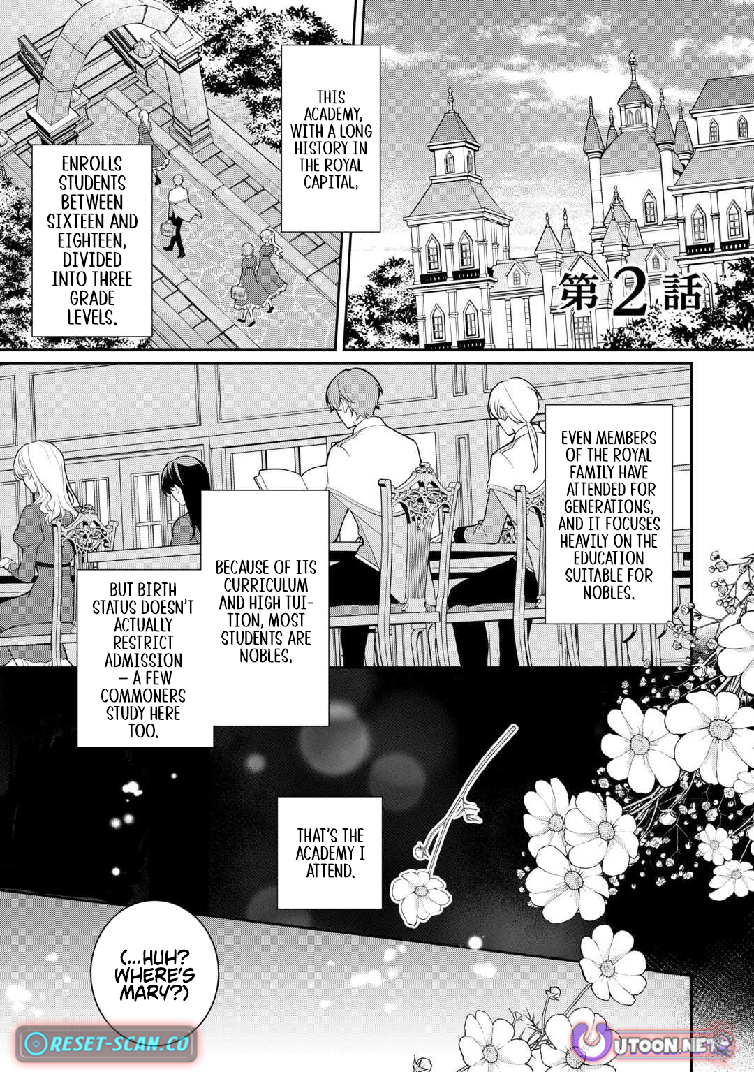 The Count’s Daughter Who Lost Her Fiancé Decides It’s Time to Live for Herself Chapter 2 Page 1