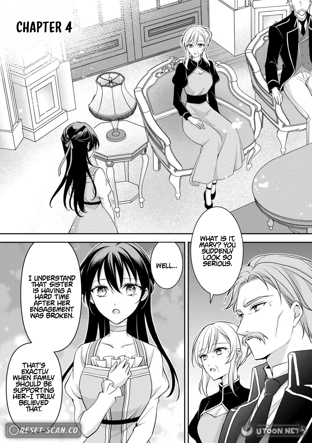 The Count’s Daughter Who Lost Her Fiancé Decides It’s Time to Live for Herself Chapter 4 Page 1