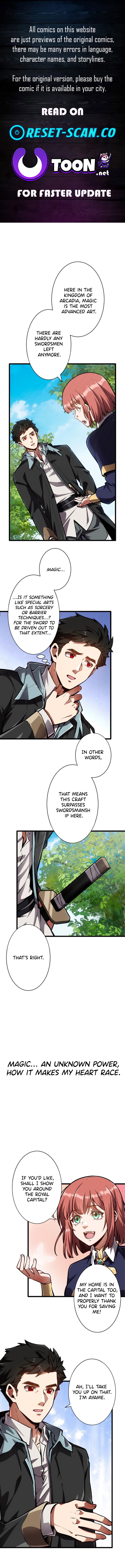 The Cursed Blade in a Magic‑Ruled World A Samurai Reborn in a Magic‑Supremacist Isekai Dominates with the Scorned Art of the Sword Chapter 2 Page 1