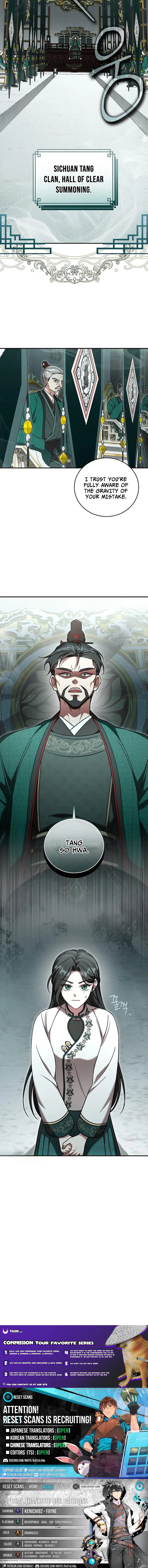 The Eldest Daughter of the Tang Clan of Sacheon Protects the Family Chapter 12 Page 1