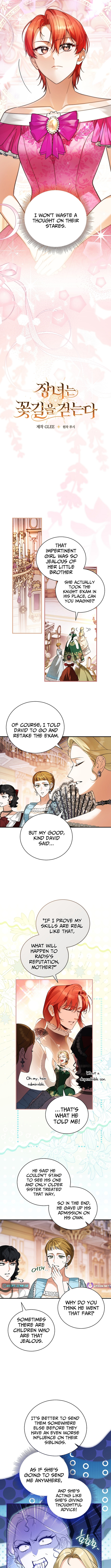 The Eldest Daughter Walks Down The Flower Path Chapter 8 Page 1