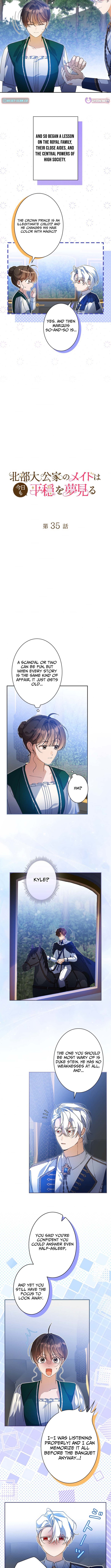 The Maid of the Northern Grand Duke's House Dreams of Peace Today Too Chapter 35 Page 1