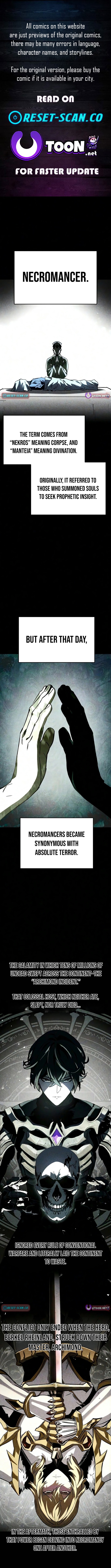 The Necromancer of a Renowned Sword Family Chapter 11 Page 1