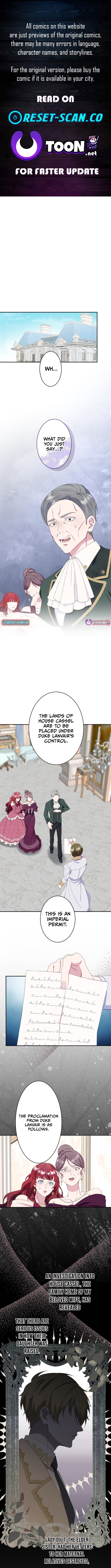 The Reborn Villainess and Her Suspiciously Devoted Cold Duke Chapter 8 Page 1