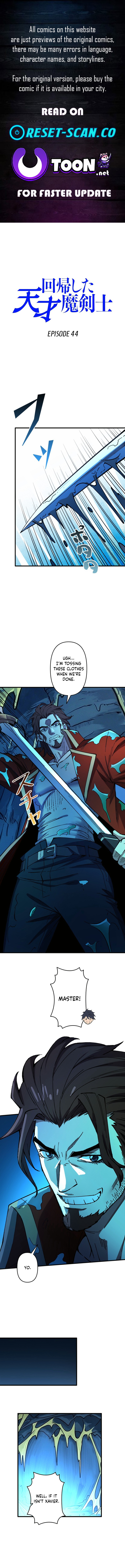 The Regressed Genius Magic Swordsman Chapter 44 Page 1