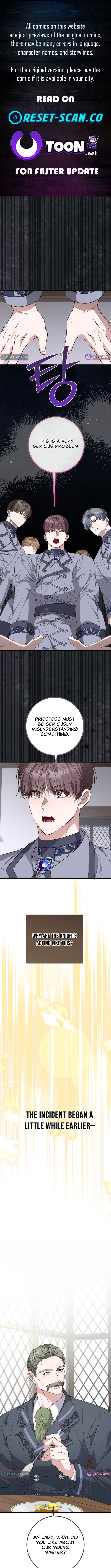 The Regressed Villainess Makes a Vow of Chastity Chapter 38 Page 1