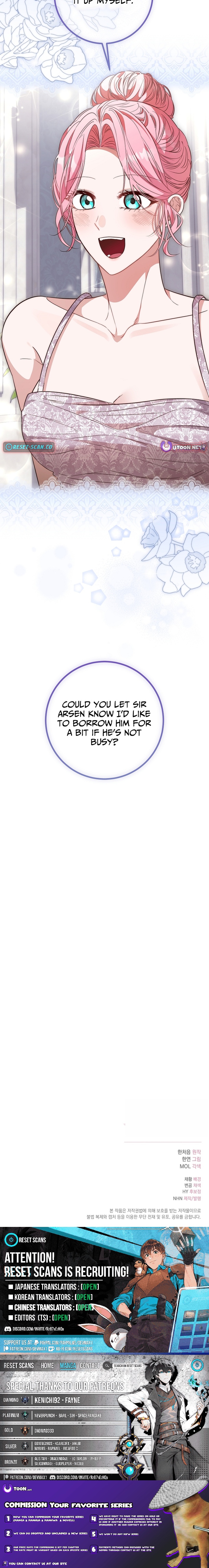 The Regressed Villainess Makes a Vow of Chastity Chapter 41 Page 1