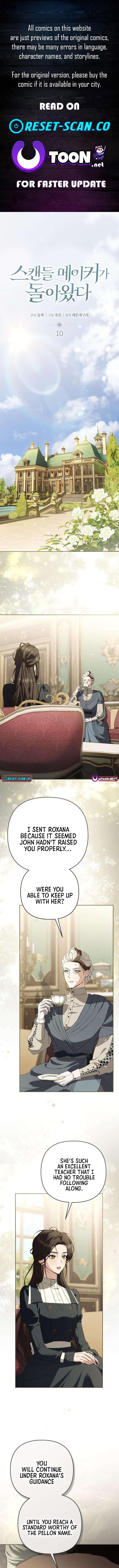 The Scandal Maker Has Returned Chapter 10 Page 1