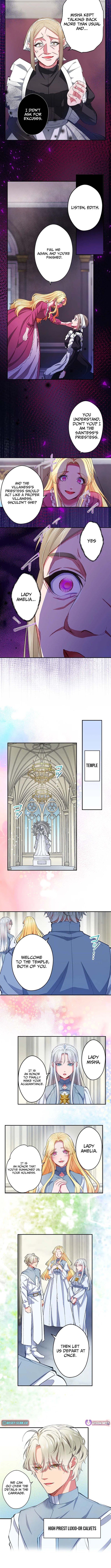 The Silver Saintess Falsely Branded a Villainess Is Doted On in Her Second Life (Webtoon) Chapter 15 Page 1