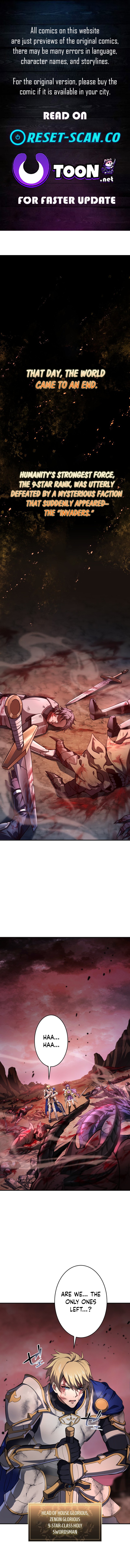 The Transcendent Holy Swordsman Regresses as the Youngest Son of a Magic Swordsman Family Chapter 1 Page 1