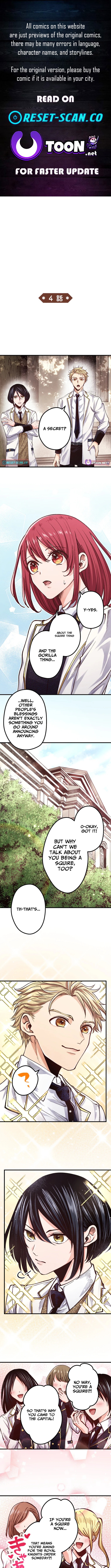 The Young Lady Blessed by the Gorilla King Is Adored by the Royal Knights Order Chapter 7 Page 1