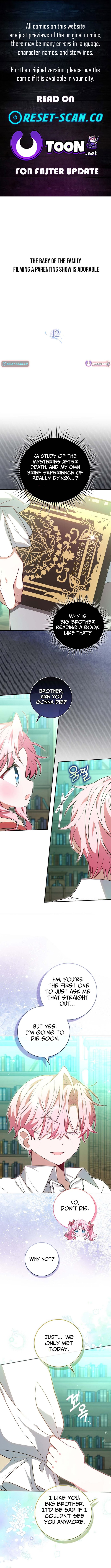 The Youngest Member Filming a Parenting Show is Adorable Chapter 12 Page 1
