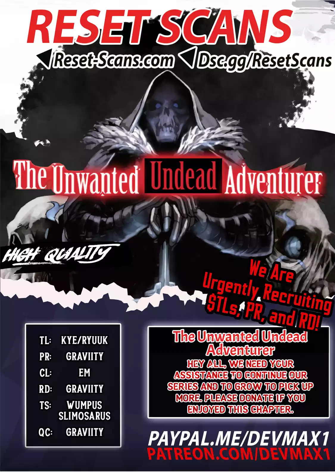 The Unwanted Undead Adventurer Chapter 37 Page 1