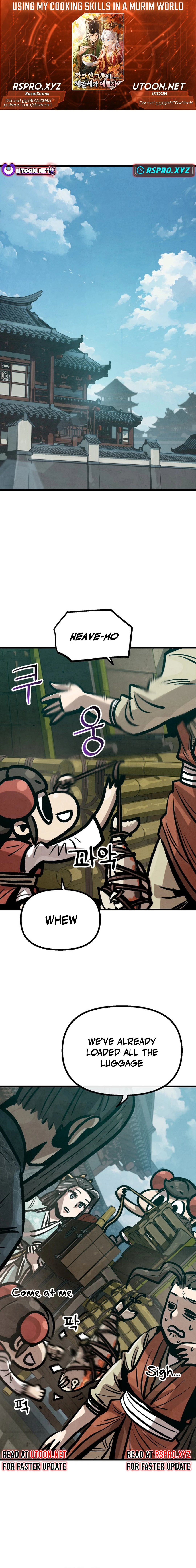 Using My Cooking Skills in a Murim World Chapter 33 Page 1