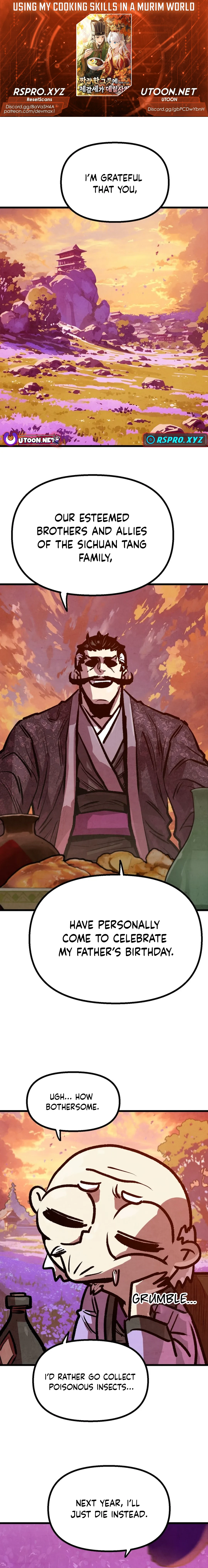 Using My Cooking Skills in a Murim World Chapter 14 Page 1