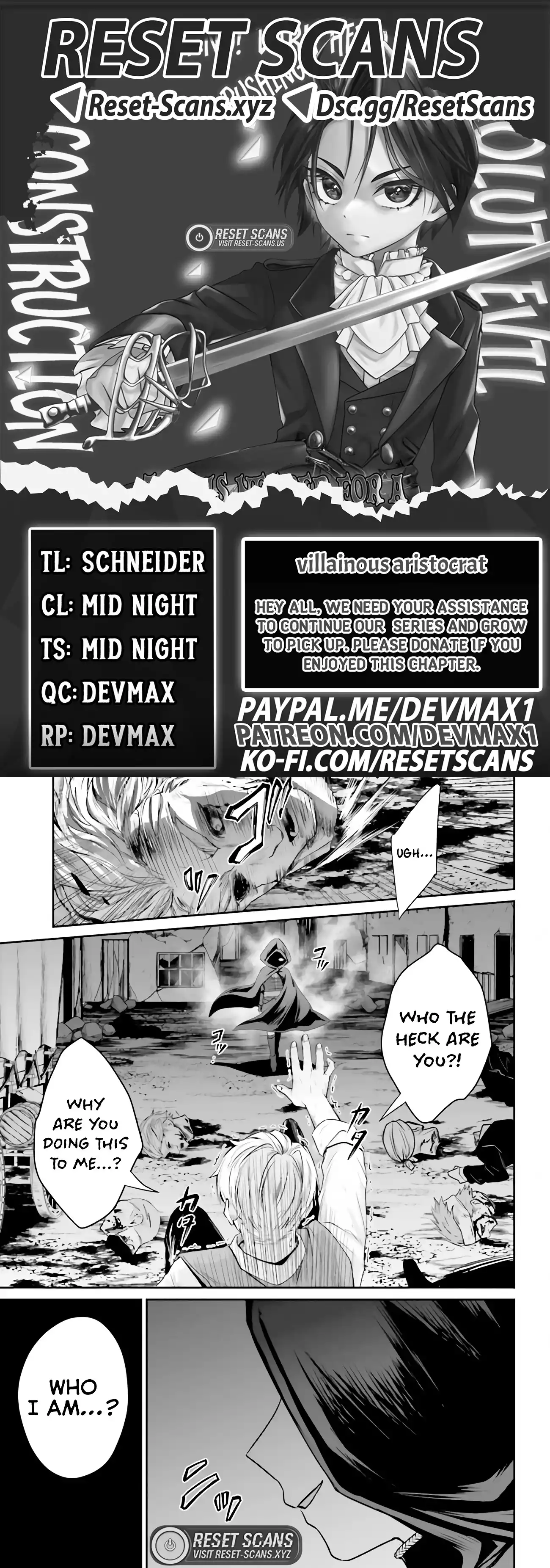 That Is Needed for a Villainous Aristocrat Chapter 01 Page 1