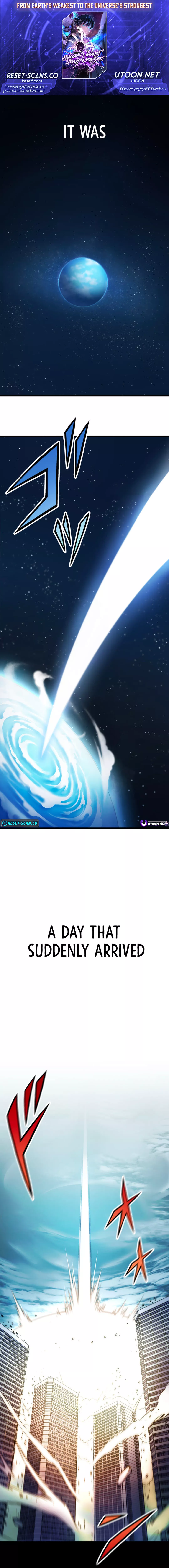 From Earth's Weakest to the Universe's Strongest Chapter 1 Page 1