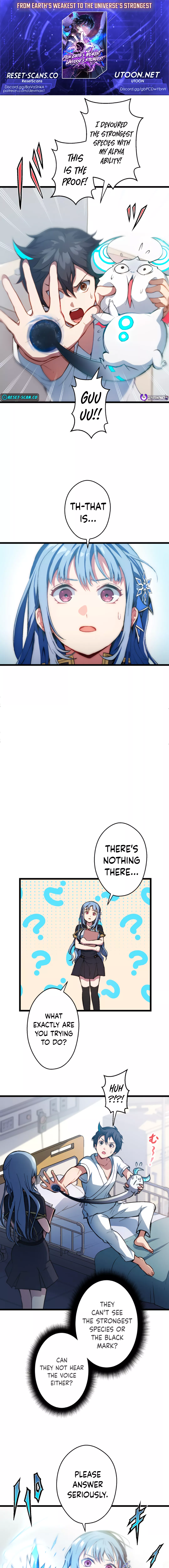 From Earth's Weakest to the Universe's Strongest Chapter 4 Page 1