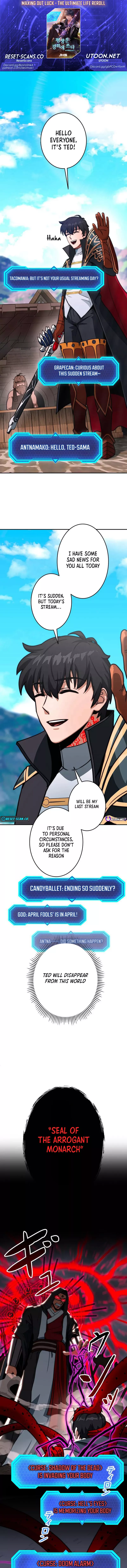 Maxing Out Luck: The Ultimate Life Reroll Chapter 03 Page 1