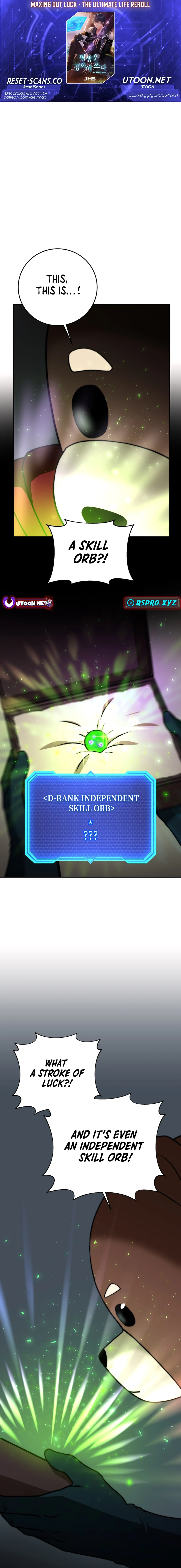 Maxing Out Luck: The Ultimate Life Reroll Chapter 9 Page 1